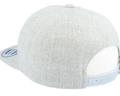 Kids Triceratops Heather Grey Snapback - Kiddo Cap