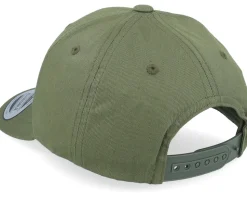 Kids Triceratops Skeleton Patch Olive Adjustable - Kiddo Cap