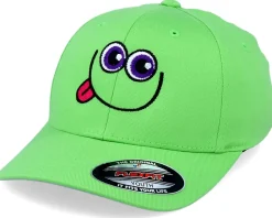 Kids Tricky Smile Fresh Green Flexfit - Kiddo Cap