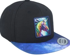 Kids Unicorn Space/Black Snapback - Unicorns
