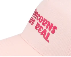 Kids Unicorns Are Real Pastel Pink/Pastel Pink A-frame Trucker - Unicorns