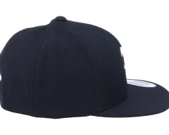 Kids V Letter 3D Black Snapback - Kiddo Cap