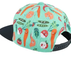 Kids Veggie Green Snapback - Headster