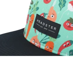 Kids Veggie Green Snapback - Headster