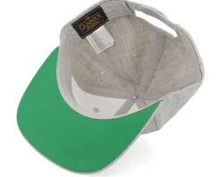 Kids Velociraptor Heather Grey Snapback - Kiddo Cap