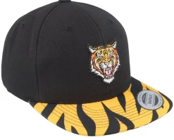 Kids Vicious Tiger Black/Tiger Snapback - Kiddo Cap