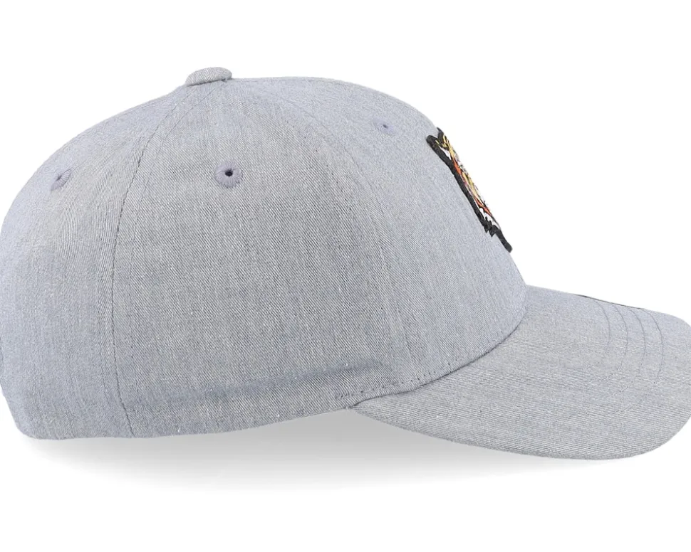 Kids Vicious Tiger Heather Grey Adjustable - Kiddo Cap