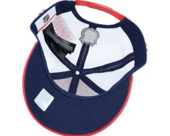 Kids Washington Capitals Lockup Meshback Red/White Trucker - Outerstuff