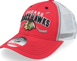 Kids Washington Capitals Lockup Meshback Red/White Trucker - Outerstuff