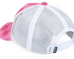 Kids Whaler Cott. Mesh Check Yourself Raspberry A-Frame Trucker - Herschel