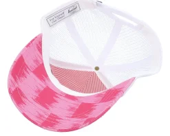 Kids Whaler Cott. Mesh Check Yourself Raspberry A-Frame Trucker - Herschel