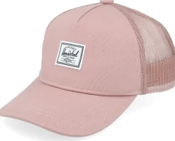 Kids Whaler Cotton Mesh Cap Ash Rose A-Frame Trucker - Herschel