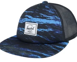Kids Whaler Mesh Cap Dune Waves Trucker - Herschel