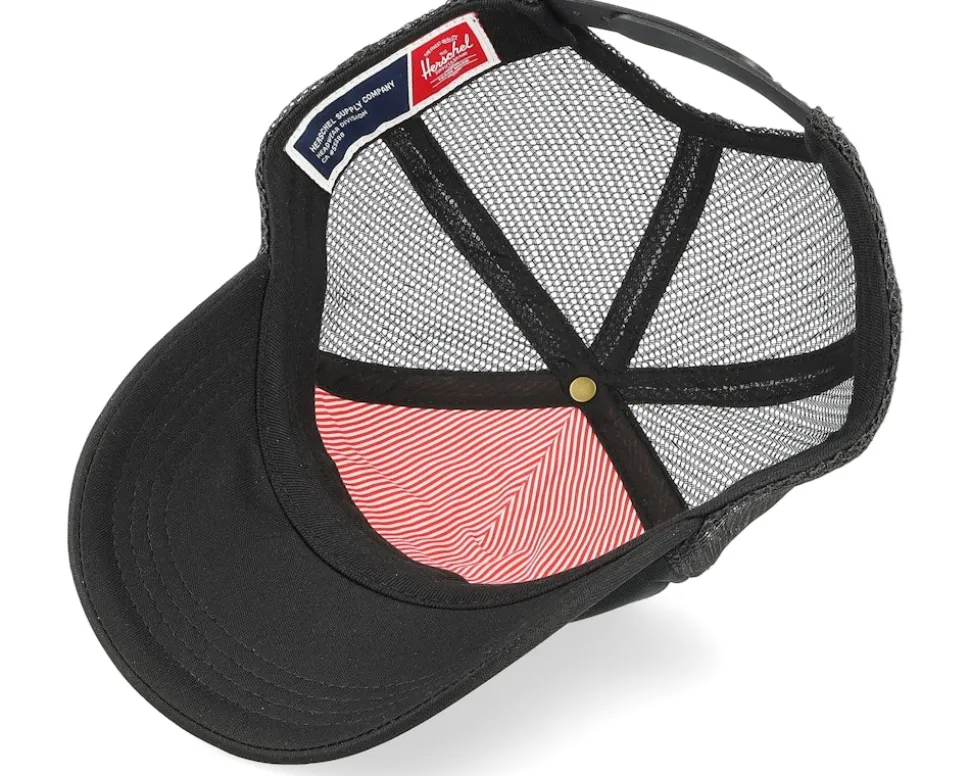 Kids Whaler Mesh Toddler 1-2 Years Black Classic Logo Trucker - Herschel