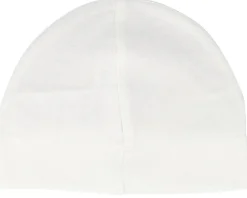 Kids White Baby Beanie - Babybugz