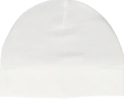 Kids White Baby Beanie - Babybugz