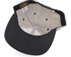 Kids White Wolf Heather Grey/Black Snapback - Kiddo Cap