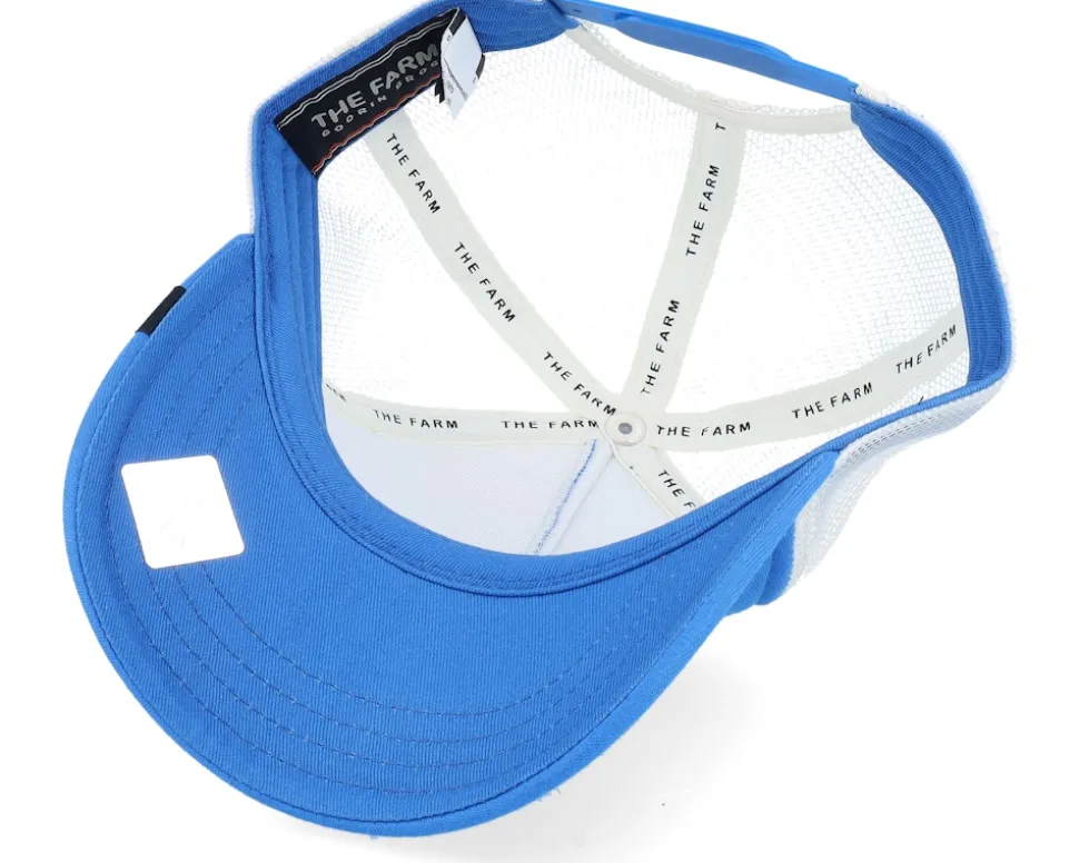 Kids Wild Stripes Blue/White A-Frame Trucker - Goorin Bros.