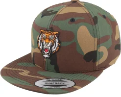 Kids Wild Tiger Camo Snapback - Kiddo Cap