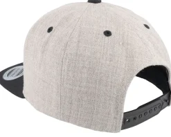 Kids Wild Tiger Heather Grey/Black Snapback - Kiddo Cap