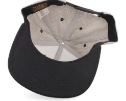 Kids Wild Tiger Heather Grey/Black Snapback - Kiddo Cap