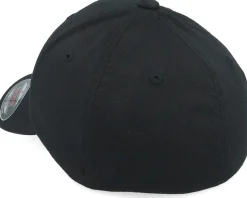 Kids Wooly Combed Black Flexfit - Flexfit