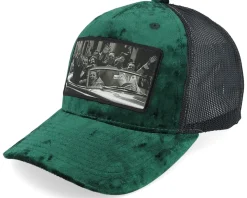 Kids Youth Cabriolet Party Velvet Green/Black - Iconic