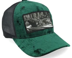 Kids Youth Cabriolet Party Velvet Green/Black - Iconic