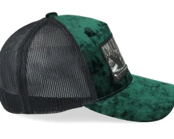 Kids Youth Cabriolet Party Velvet Green/Black - Iconic