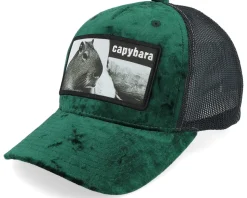 Kids Youth Capybara Sofa Velvet Black Trucker - Iconic