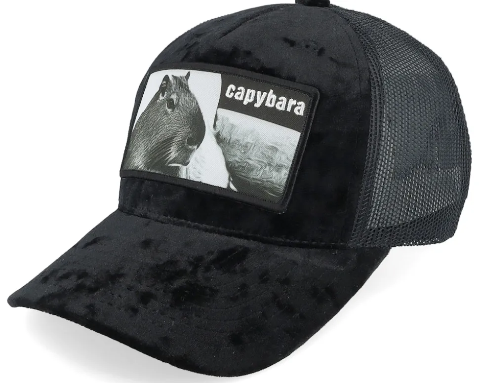Kids Youth Capybara Sofa Velvet White Trucker - Iconic