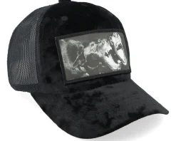 Kids Youth Dogs Velvet Black Trucker - Calza Pennello