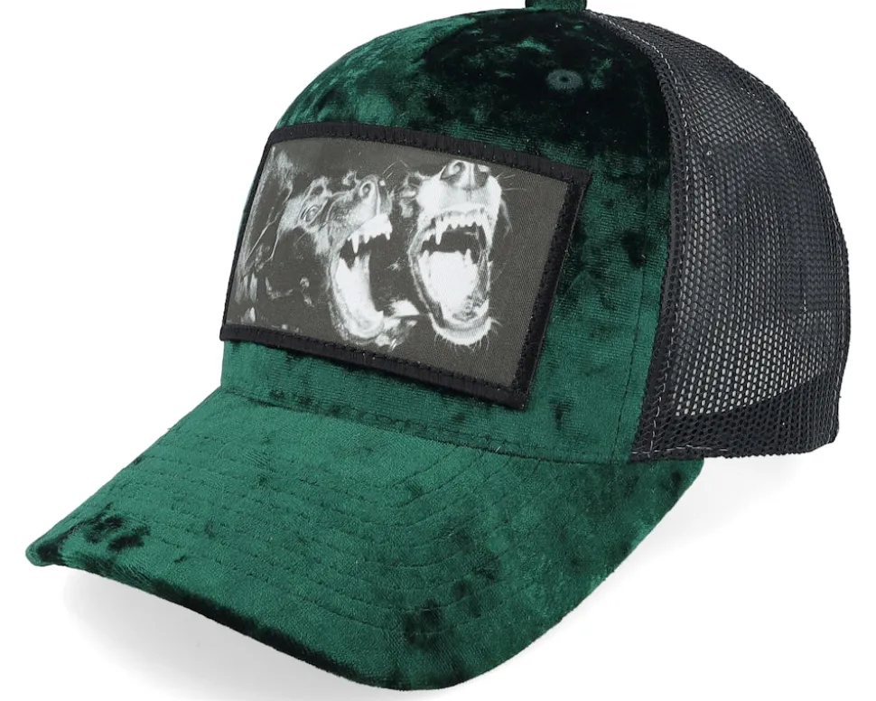 Kids Youth Dogs Velvet Black Trucker - Calza Pennello