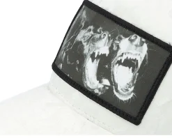 Kids Youth Dogs Velvet White/Black Trucker - Calza Pennello