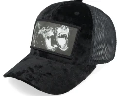 Kids Youth Dogs Velvet White/Black Trucker - Calza Pennello