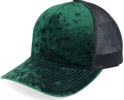 Kids Youth Green/Black Velvet Trucker - Equip