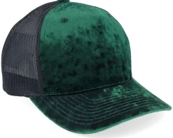 Kids Youth Green/Black Velvet Trucker - Equip