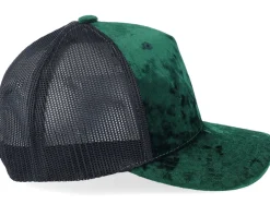 Kids Youth Green/Black Velvet Trucker - Equip