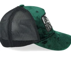 Kids Youth Japan Velvet Green/Black Trucker - Public Domain