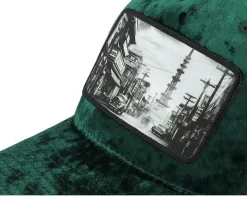 Kids Youth Japan Velvet Green/Black Trucker - Public Domain