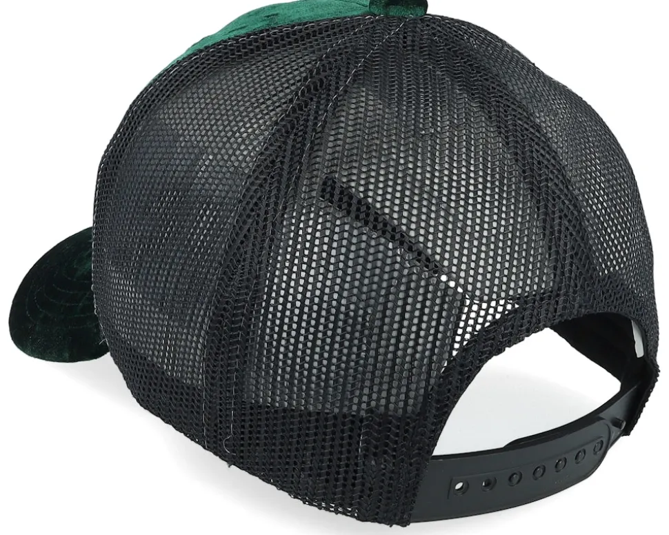 Kids Youth Lunch Atop A Skyscraper Velvet Green/Black Trucker - Public Domain