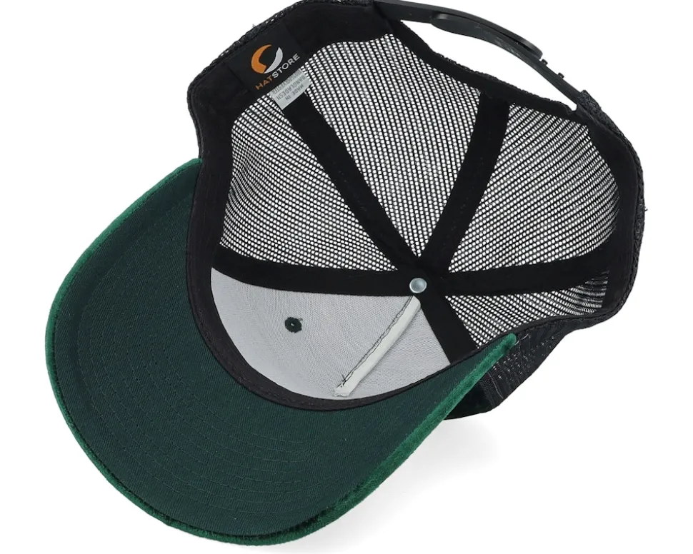 Kids Youth Lunch Atop A Skyscraper Velvet Green/Black Trucker - Public Domain