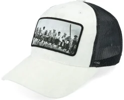 Kids Youth Lunch Atop A Skyscraper Velvet Green/Black Trucker - Public Domain