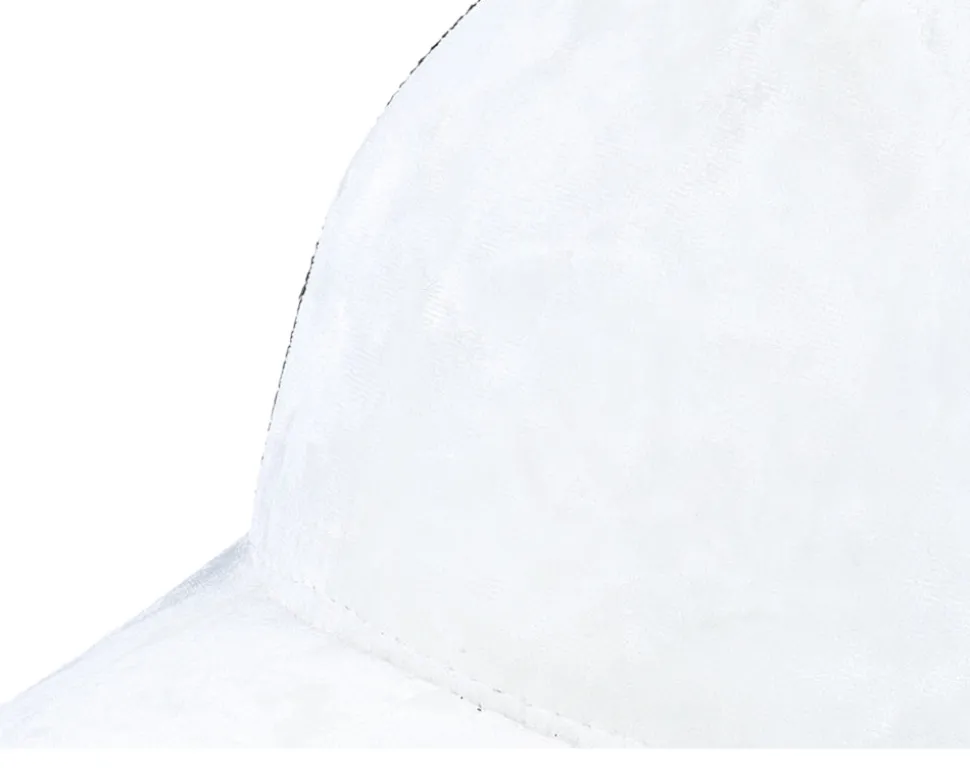 Kids Youth White/Black Velvet A-Frame Trucker - Equip