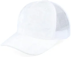 Kids Youth White/White Velvet A-Frame Trucker - Equip