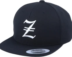 Kids Z Letter 3D Black Snapback - Kiddo Cap