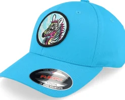 Kids Zebra Ocean Blue Flexfit - Kiddo Cap