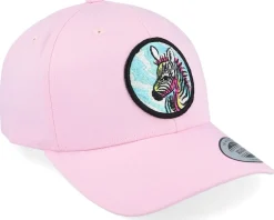 Kids Zebra Pink Adjustable - Kiddo Cap