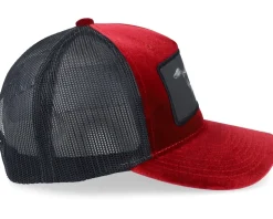 Killer Freddy Velvet Red/Black A-frame Trucker - Scenes