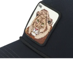 King 100 Black Twill A-Frame Adjustable - Goorin Bros.